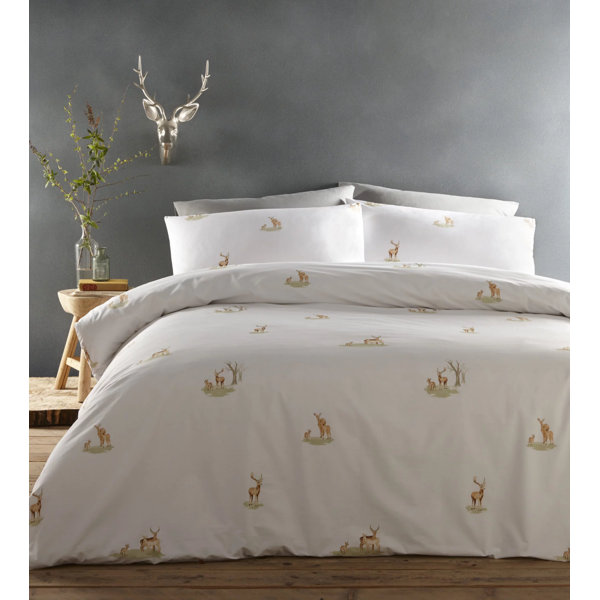 Deer comforter deals queen set